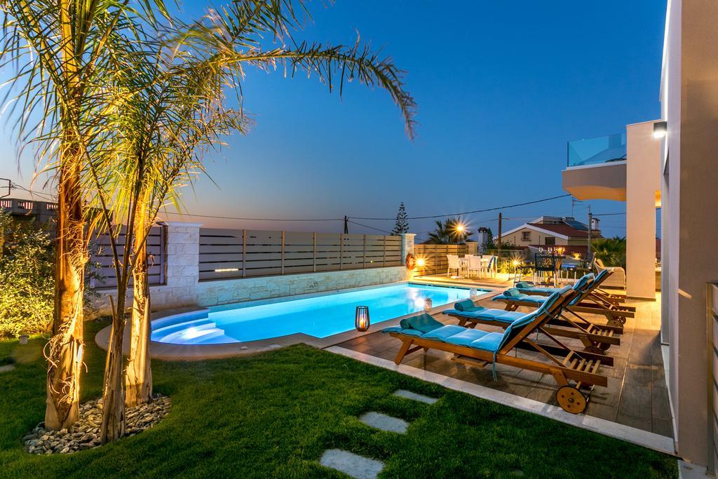 Superior Villa Marina Mare Sauna Hammam Nea Kydonia  Exterior photo