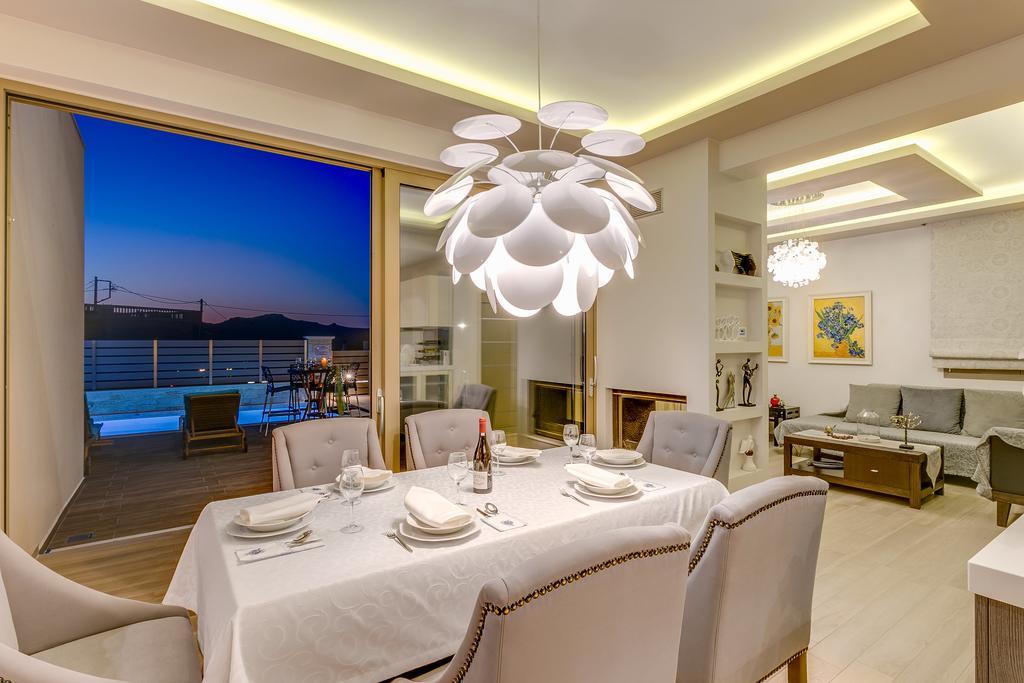 Superior Villa Marina Mare Sauna Hammam Nea Kydonia  Exterior photo