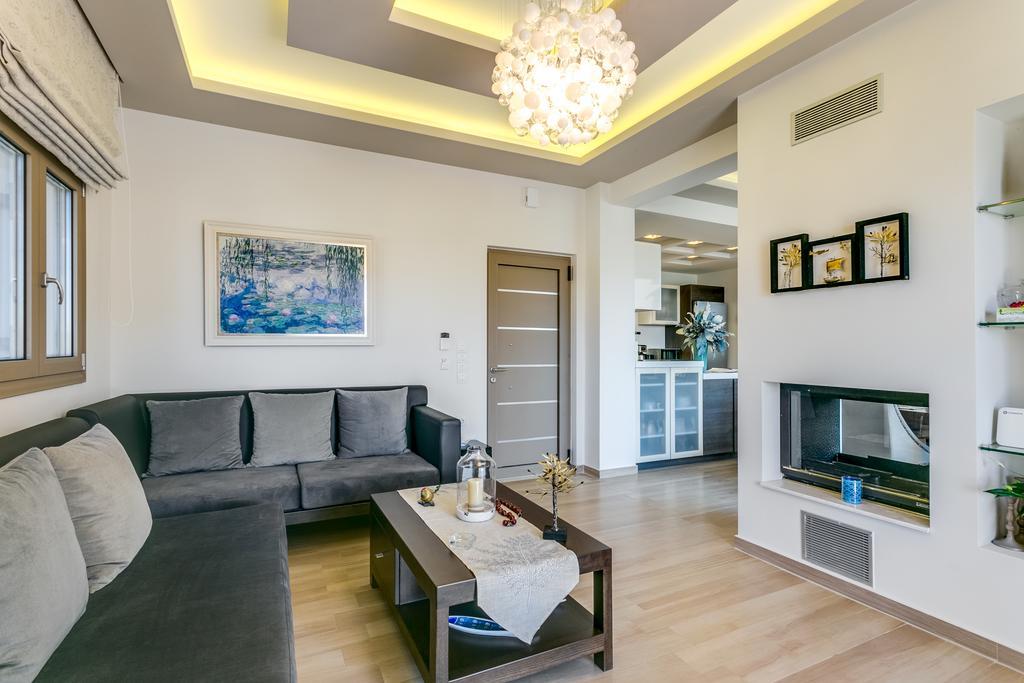 Superior Villa Marina Mare Sauna Hammam Nea Kydonia  Exterior photo